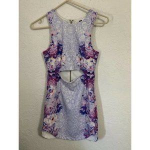 Rumor Boutique Small Floral Gogo Open Waist Dress